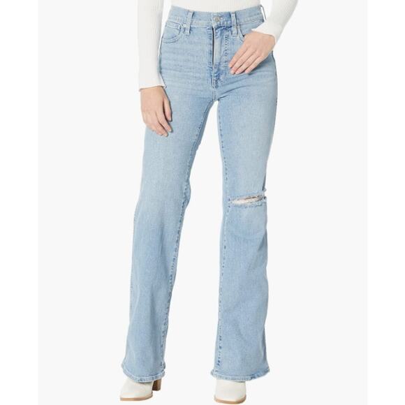 Madewell 11" High Rise Flare Jeans - Picture 9 of 10